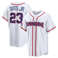 Tlead S.Diego Padres #23 Fernando Tatis Jr Player White 2026 World Classic Home Limited Stitched Jerseys