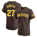 Tlead S.Diego Padres #27 Nick Pivetta Player Brown Home Limited Elite Stitched Jerseys