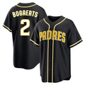 Tlead S.Diego Padres #2 Xander Bogaerts Player Black 2026 Fashion Home Stitched Jerseys