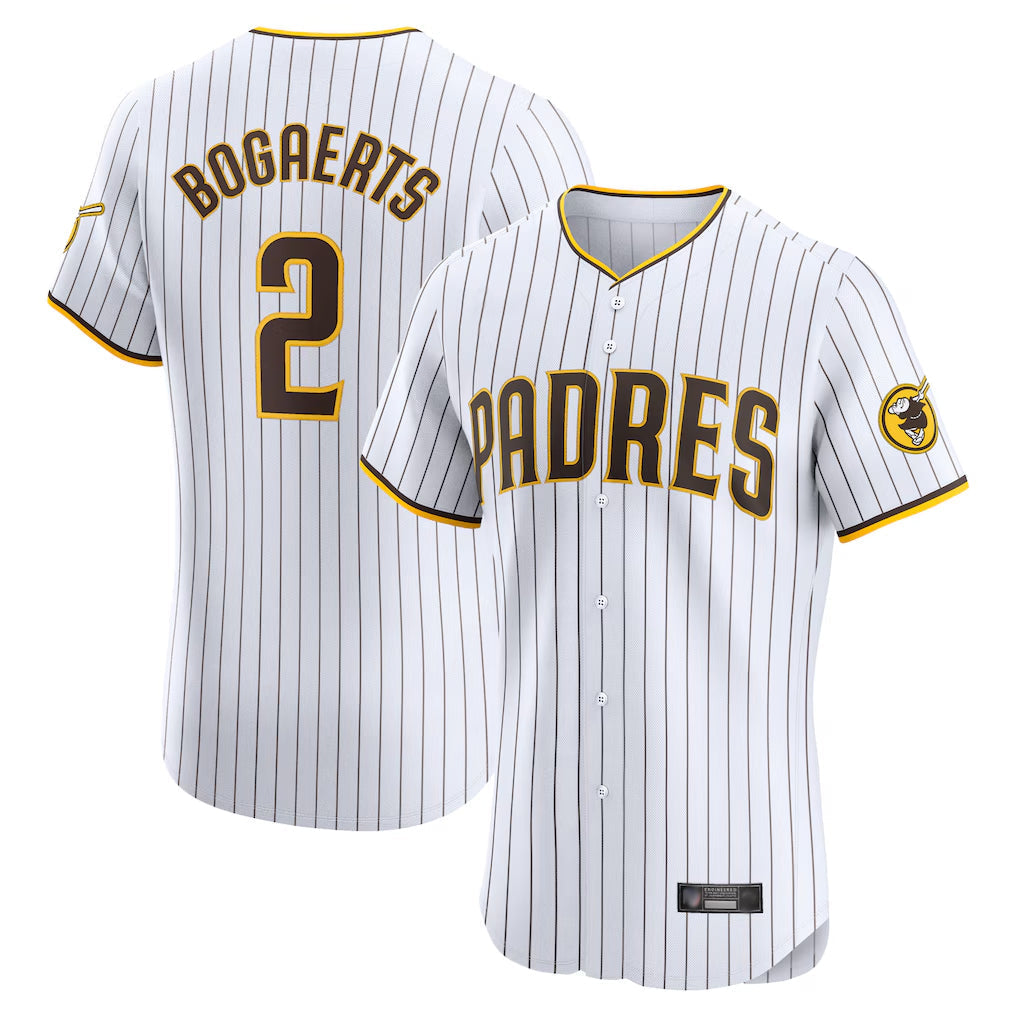 Tlead S.Diego Padres #2 Xander Bogaerts Player White Home Limited Elite Stitched Jerseys