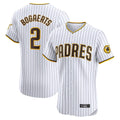 Tlead S.Diego Padres #2 Xander Bogaerts Player White Home Limited Elite Stitched Jerseys