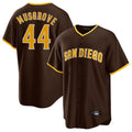 Tlead S.Diego Padres #44 Joe Musgrove Player Brown Home Game Stitched Jerseys