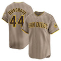 Tlead S.Diego Padres #44 Joe Musgrove Player Khaki Home Limited Stitched Jerseys