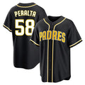Tlead S.Diego Padres #58 Wandy Peralta Player Black 2026 Fashion Home Stitched Jerseys