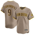 Tlead S.Diego Padres #9 Jake Cronenworth Player Khaki Home Limited Stitched Jerseys