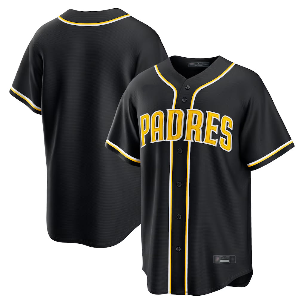 Tlead S.Diego Padres Blank Player Black 2026 Fashion Home Stitched Jerseys