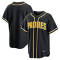 Tlead S.Diego Padres Blank Player Black 2026 Fashion Home Stitched Jerseys
