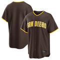 Tlead S.Diego Padres Blank Player Brown Home Game Stitched Jerseys