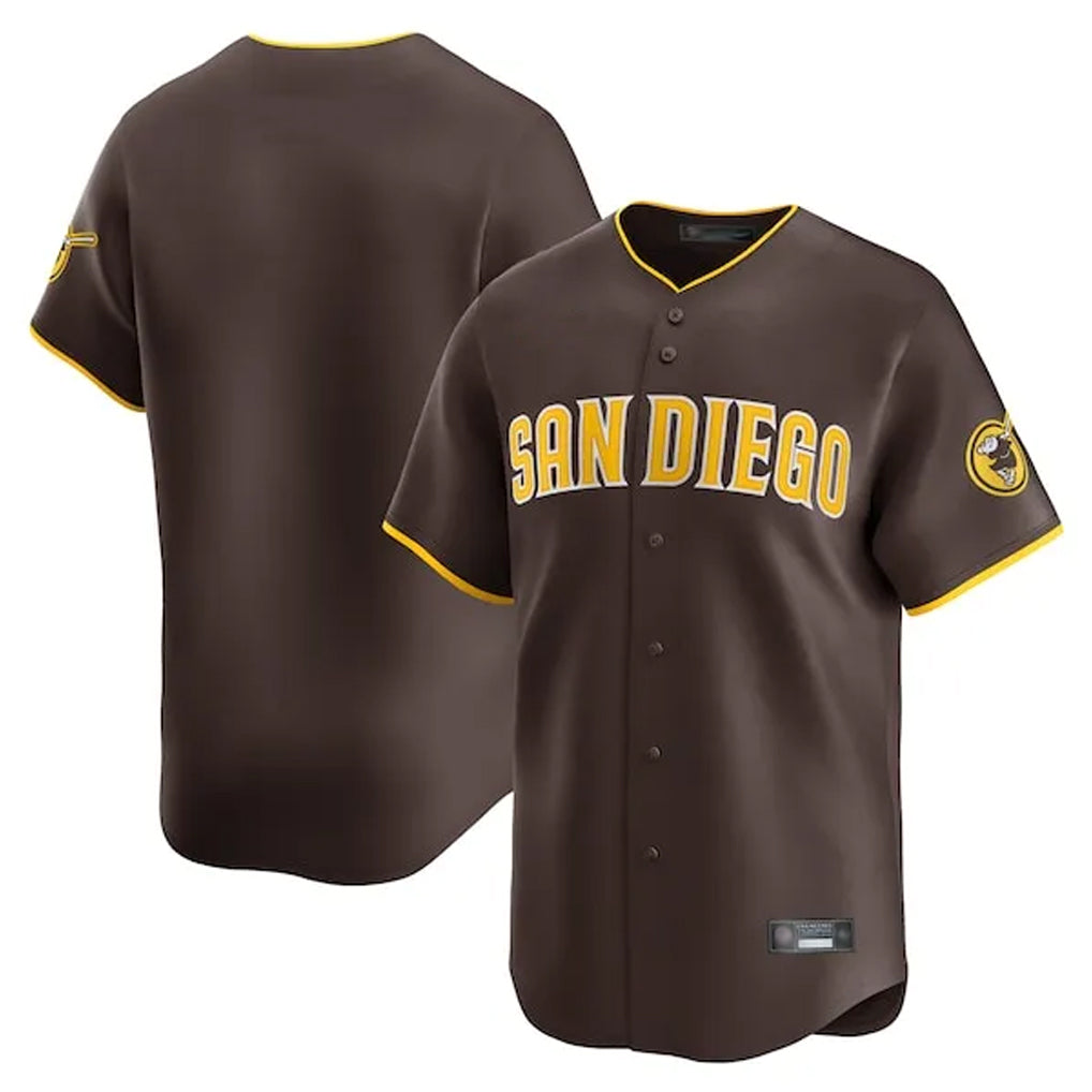 Tlead S.Diego Padres Blank Player Brown Home Limited Stitched Jerseys