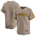 Tlead S.Diego Padres Blank Player Khaki Home Limited Stitched Jerseys