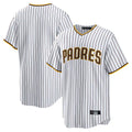 Tlead S.Diego Padres Blank Player White Home Game Stitched Jerseys