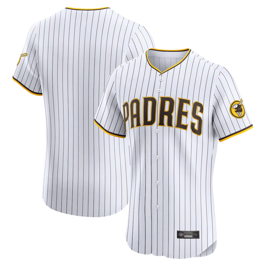 Tlead S.Diego Padres Blank Player White Home Limited Elite Stitched Jerseys