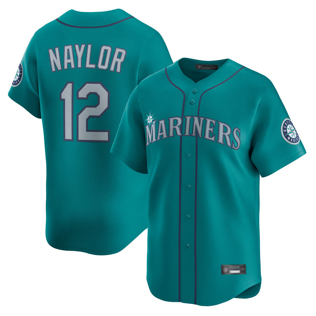Tlead S.Mariners #12 Josh Naylor Player Teal Home Limited Stitched Jerseys