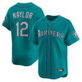 Tlead S.Mariners #12 Josh Naylor Player Teal Home Limited Stitched Jerseys