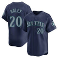 Tlead S.Mariners #20 Luke Raley Player Navy Home Limited Stitched Jerseys