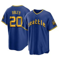 Tlead S.Mariners #20 Luke Raley Player Royal City Connect Home Game Stitched Jerseys