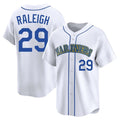Tlead S.Mariners #29 Cal Raleigh Player White Pitch Fashion Game Stitched Jerseys