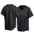 Tlead S.Mariners #2 Cole Young Player Black Replica Fashion T-shirt Stitched Jerseys