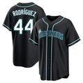 Tlead S.Mariners #44 Julio Rodriguez Player Black Fashion Home Limited Stitched Jerseys