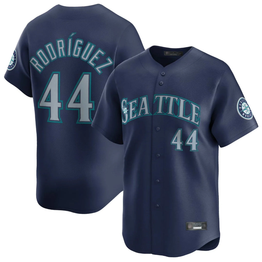 Tlead S.Mariners #44 Julio Rodriguez Player Navy Home Limited Stitched Jerseys