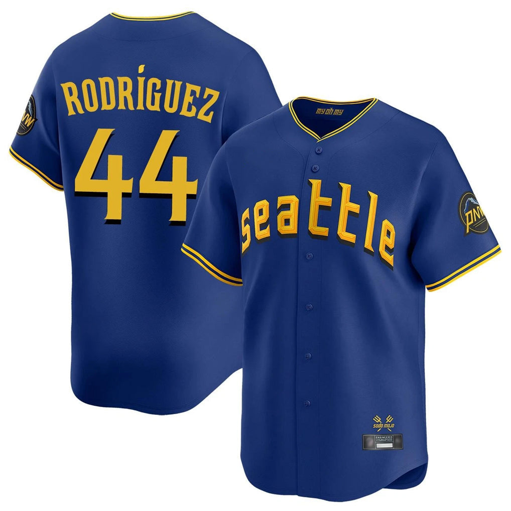 Tlead S.Mariners #44 Julio Rodriguez Player Royal City Connect Home Limited Stitched Jerseys