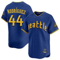 Tlead S.Mariners #44 Julio Rodriguez Player Royal City Connect Home Limited Stitched Jerseys