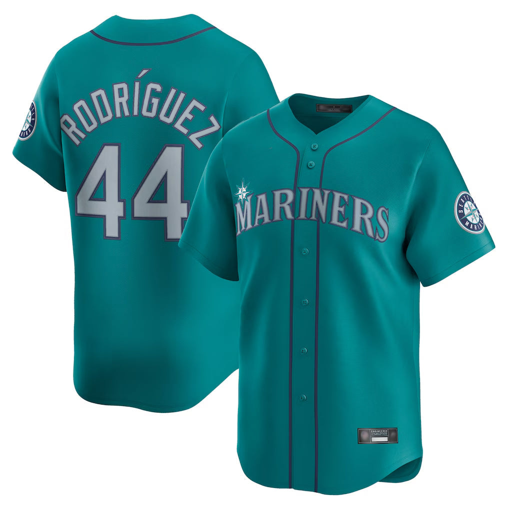 Tlead S.Mariners #44 Julio Rodriguez Player Teal Home Limited Stitched Jerseys