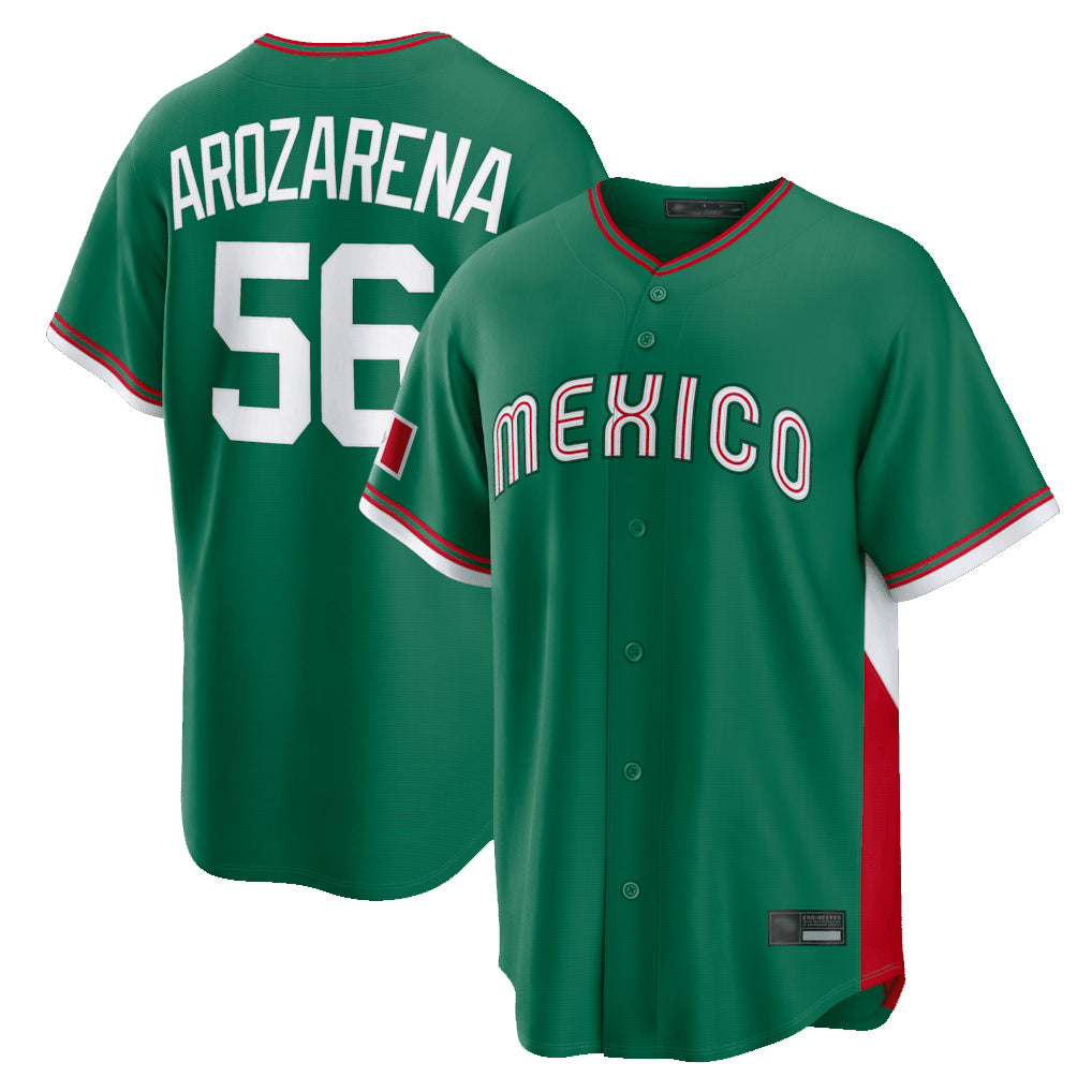 Tlead S.Mariners #56 Randy Arozarena Player Green 2026 World Classic Limited Stitched Jerseys