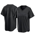 Tlead S.Mariners #8 Dominic Canzone Player Black Replica Fashion T-shirt Stitched Jerseys