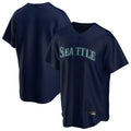 Tlead S.Mariners Blank Player Navy Home Game Stitched Jerseys