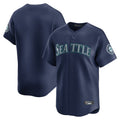 Tlead S.Mariners Blank Player Navy Home Limited Stitched Jerseys