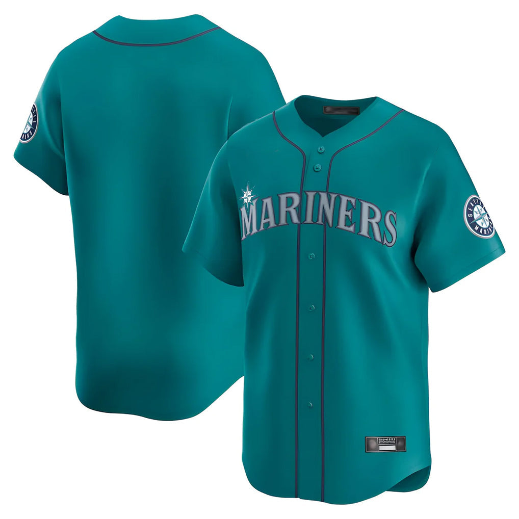 Tlead S.Mariners Blank Player Teal Home Limited Stitched Jerseys
