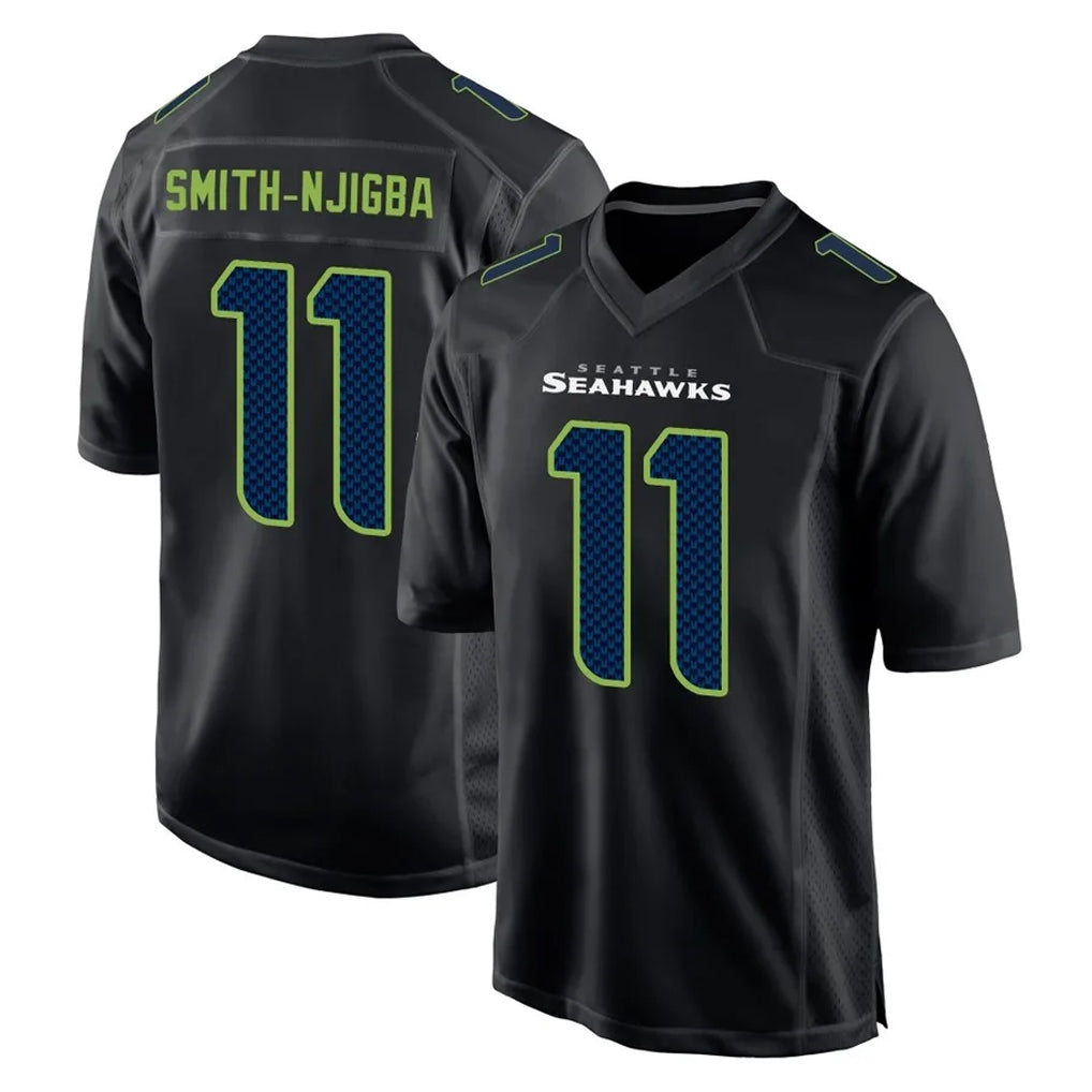 Tlead S.Seahawks #11 Jaxon Smith-Njigba Player Black Limited Fashion Home Game Stitched Jerseys