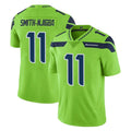 Tlead S.Seahawks #11 Jaxon Smith-Njigba Player Green Limited Color Rush Home Game Stitched Jerseys