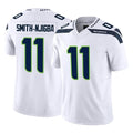 Tlead S.Seahawks #11 Jaxon Smith-Njigba Player White Limited Vapor F.U.S.E. Home Game Stitched Jerseys