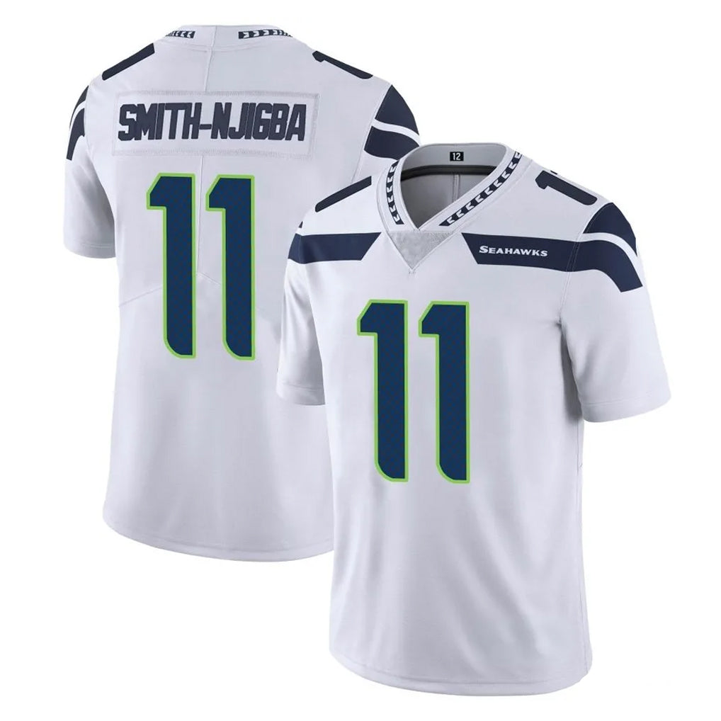 Tlead S.Seahawks #11 Jaxon Smith-Njigba Player White Limited Vapor Untouchable Home Game Stitched Jerseys