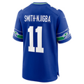 Tlead S.Seahawks #11 Jaxon Smith-Njigba Royal Throwback Player Game Jersey American Stitched Jerseys