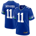Tlead S.Seahawks #11 Jaxon Smith-Njigba Royal Throwback Player Game Stitched American Stitched Jerseys