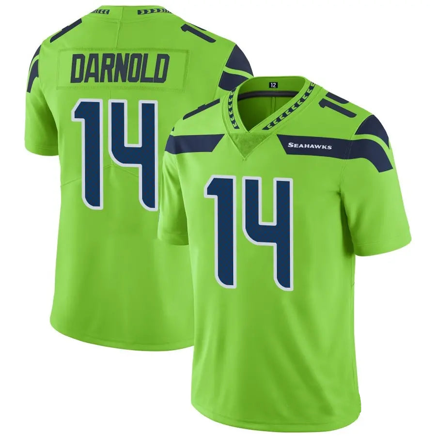 Tlead S.Seahawks #14 Sam Darnold Player Green Vapor Limited Football Jerseys