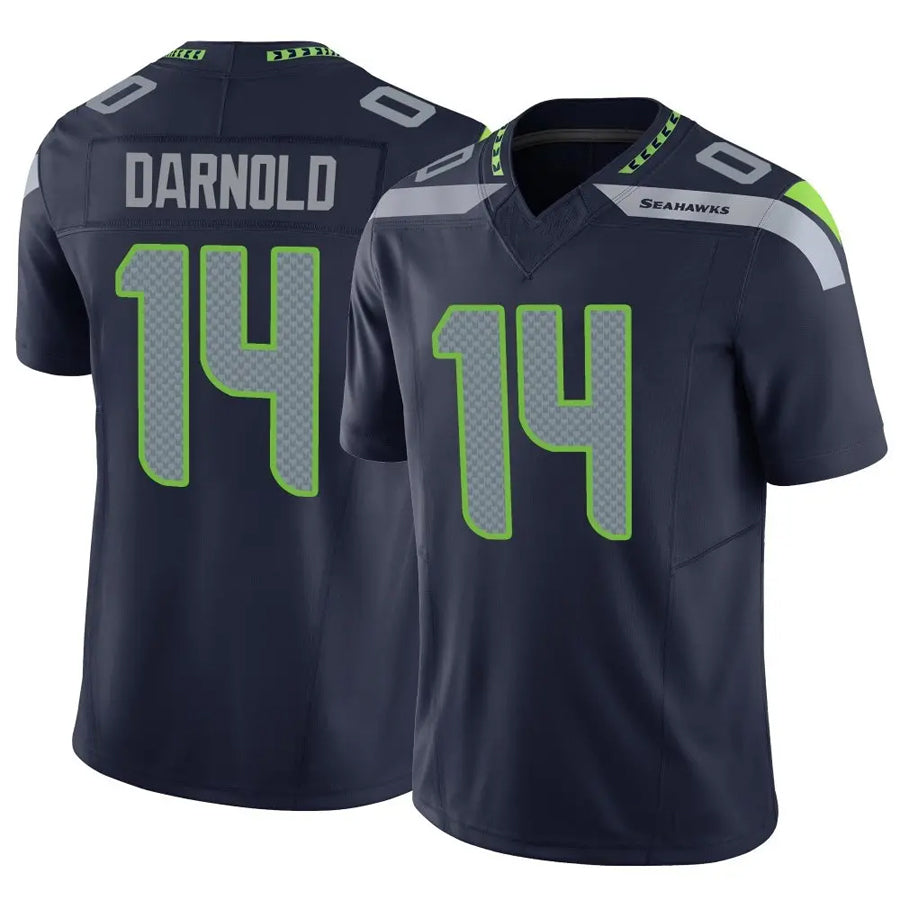 Tlead S.Seahawks #14 Sam Darnold Player Navy Vapor F.U.S.E. Limited Football Jerseys