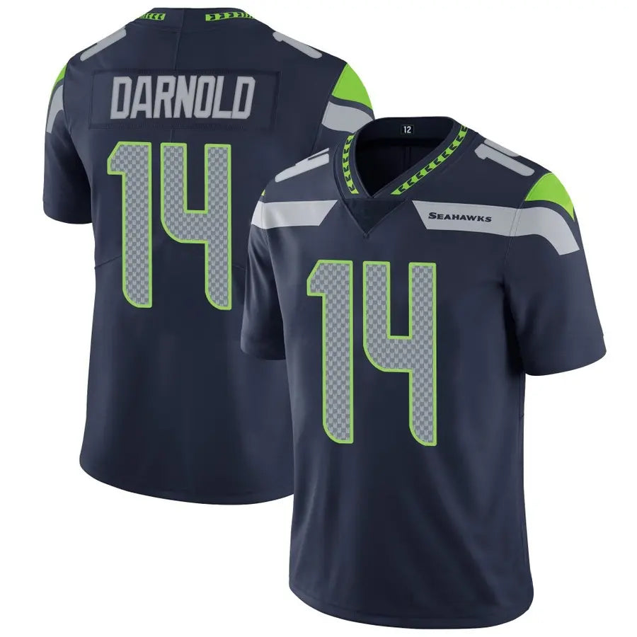 Tlead S.Seahawks #14 Sam Darnold Player Navy Vapor Limited Football Jerseys