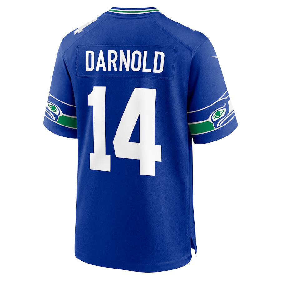 Tlead S.Seahawks #14 Sam Darnold Player Royal Alternate Game Football Jerseys