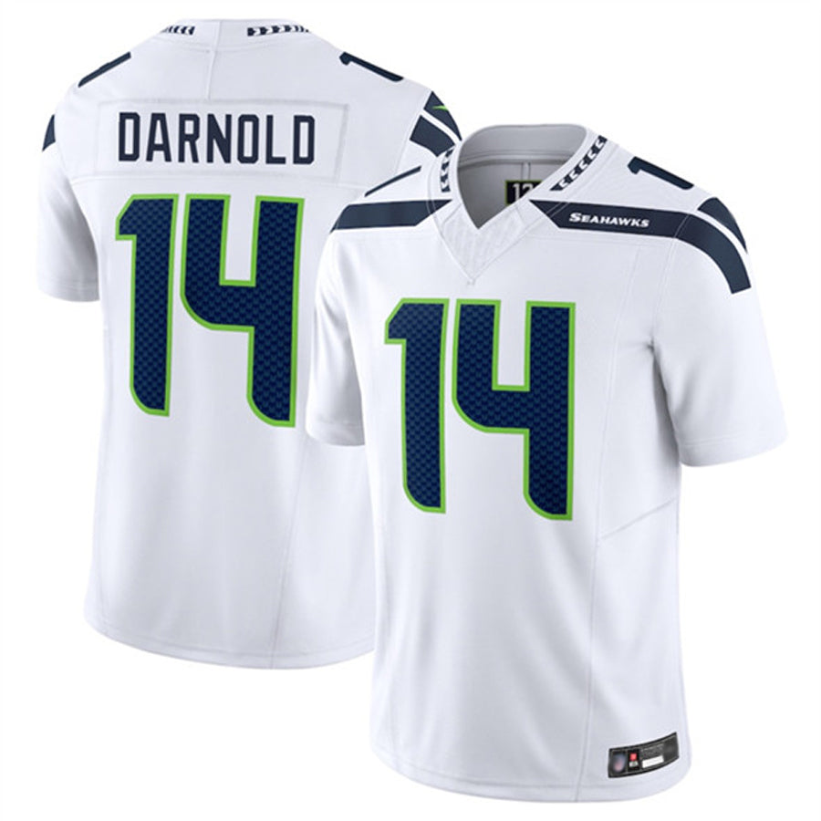 Tlead S.Seahawks #14 Sam Darnold Player White Vapor F.U.S.E. Limited Football Jerseys