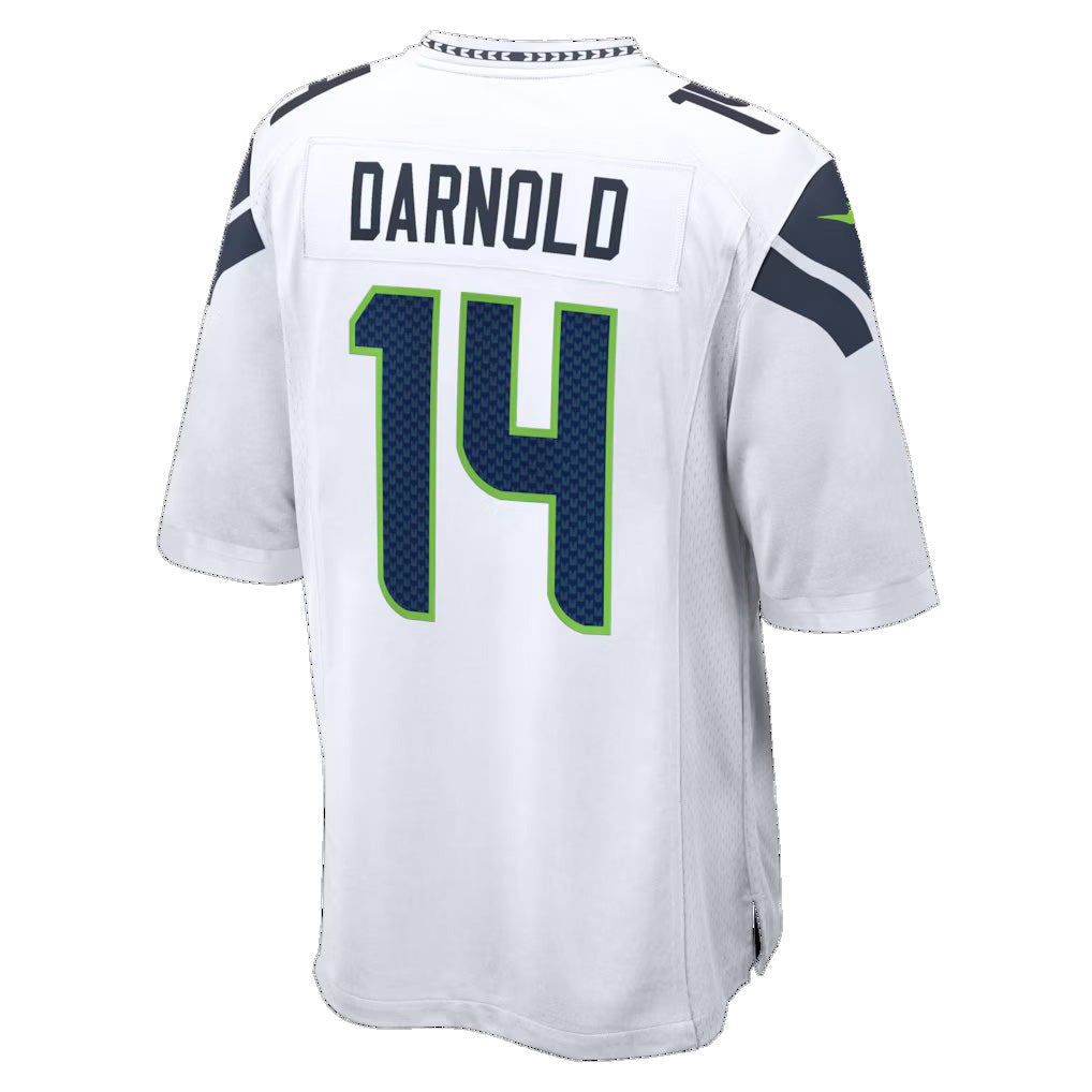 Tlead S.Seahawks #14 Sam Darnold White Game Stitched Jerseys