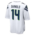 Tlead S.Seahawks #14 Sam Darnold White Game Stitched Jerseys