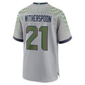 Tlead S.Seahawks #21 Devon Witherspoon Player Gray Rivalries Collection Game Stitched Jerseys