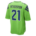 Tlead S.Seahawks #21 Devon Witherspoon Player Green Home Game Stitched Jerseys