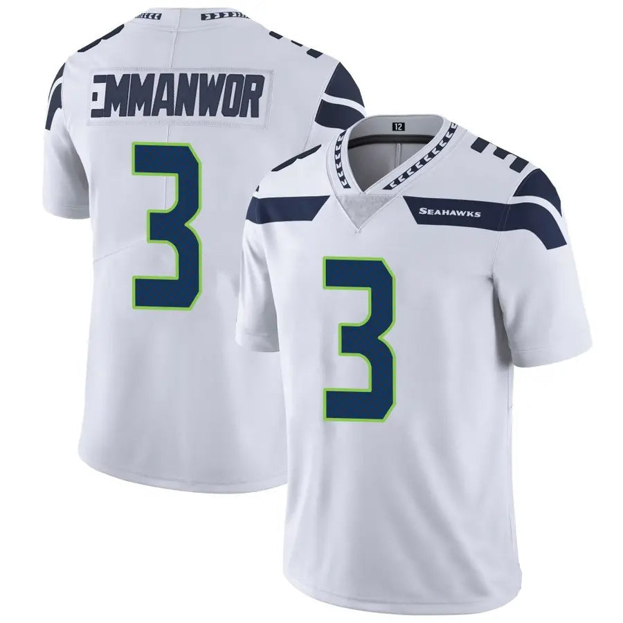 Tlead S.Seahawks #3 Nick Emmanwori Player White Vapor Limited Football Jersey