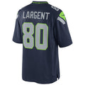 Tlead S.Seahawks #80 Steve Largent Player Navy Home Game Stitched Jerseys