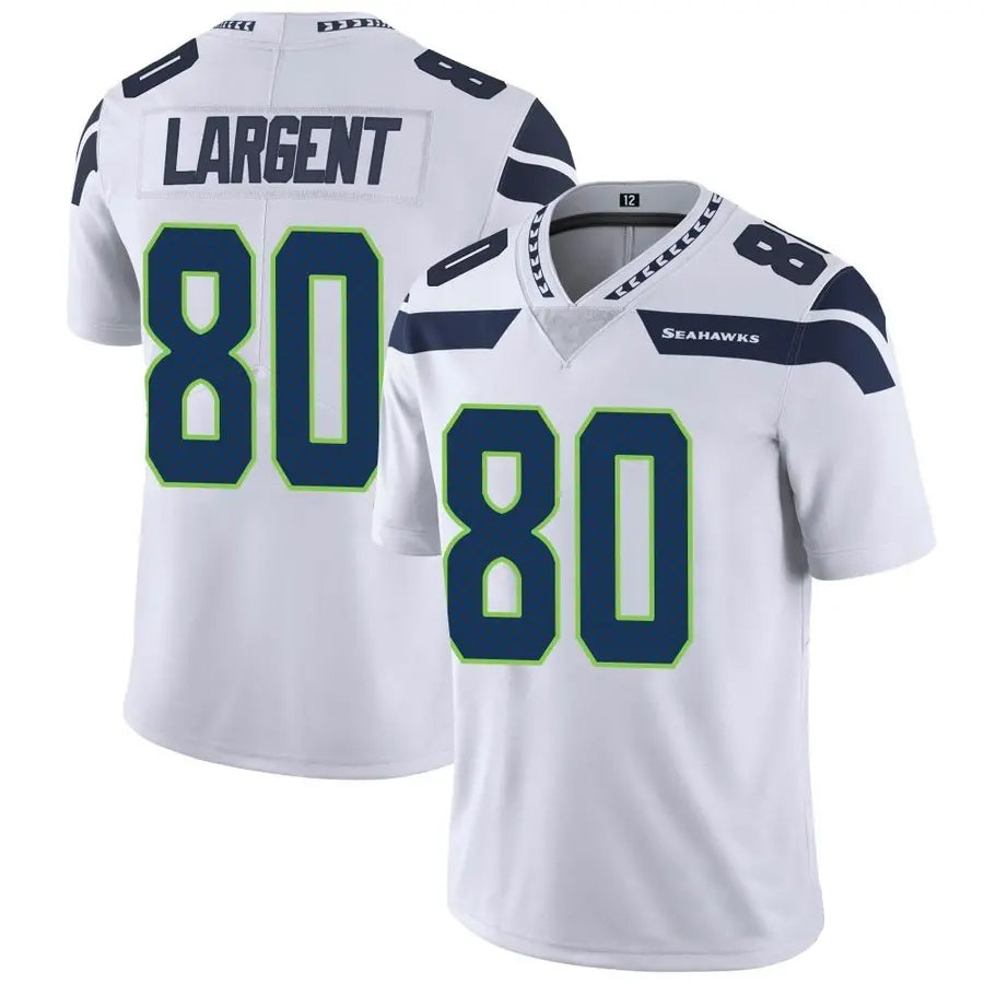 Tlead S.Seahawks #80 Steve Largent Player White Vapor Limited Stitched Jerseys